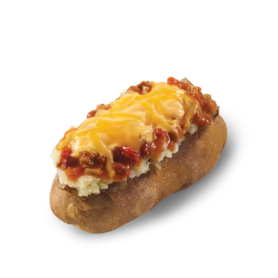 Chili & Cheese Baked Potato