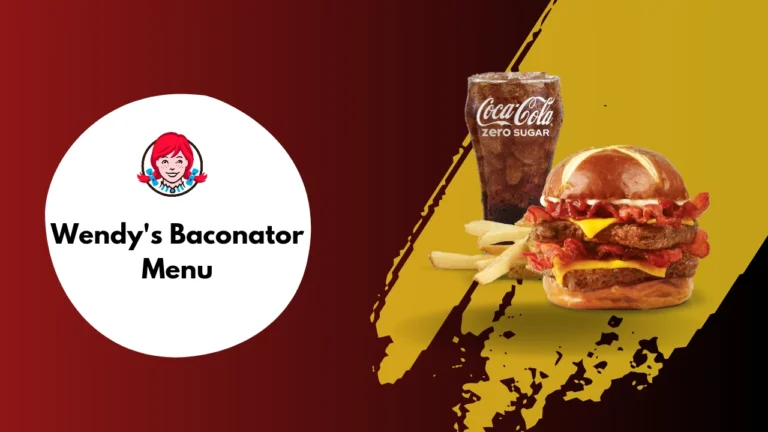 Wendy’s Baconator Menu